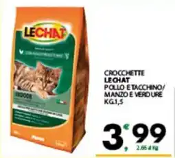Despar Sicilia Crocchette Le Chat Indoor Pollo e Tacchino / Manzo e Verdure offerta