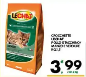 Crocchette Le Chat Indoor Pollo e Tacchino / Manzo e Verdure