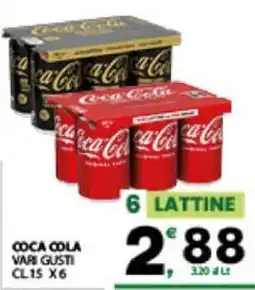 Despar Sicilia Coca Cola vari gusti offerta
