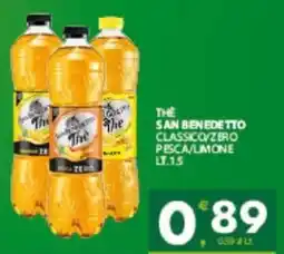 Despar Sicilia The San Benedetto Classico Zero Pesca/Limone offerta