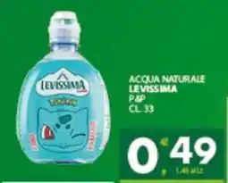Despar Sicilia Acqua naturale Levissima offerta