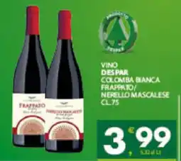 Despar Sicilia Vino Despar Colomba Bianca Frappato/Nerello Mascalese offerta