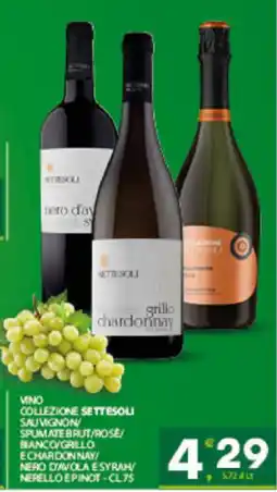 Despar Sicilia Vino collezione Settesoli offerta