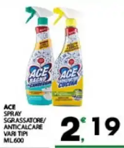 Despar Sicilia Ace spray sgrassatore/anticalcare offerta