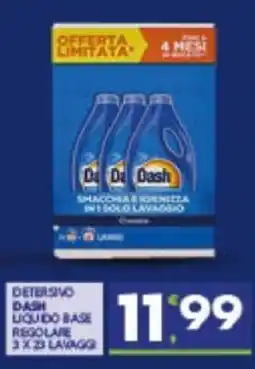 Despar Sicilia Detersivo Dash liquido base regolare offerta