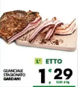 Despar Sicilia Guanciale stagionato Gardani offerta