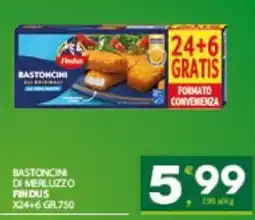 Despar Sicilia Bastoncini di merluzzo Findus offerta