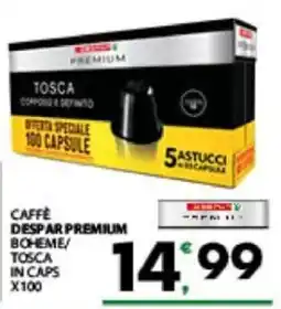 Despar Sicilia Caffè Despar Premium Toscana in caps offerta