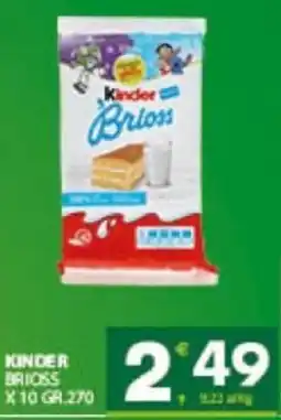 Despar Sicilia Kinder Brioss offerta