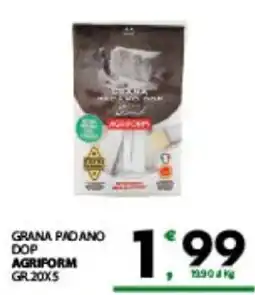 Despar Sicilia Grana Padano DOP Agriform offerta