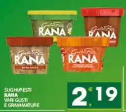 Despar Sicilia Sughi e pesti Rana offerta