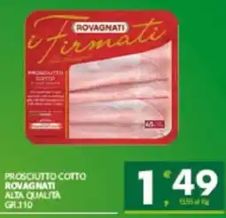 Despar Sicilia Prosciutto cotto Rovagnati offerta