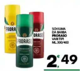 Despar Sicilia Schiuma da barba Proraso vari tipi offerta