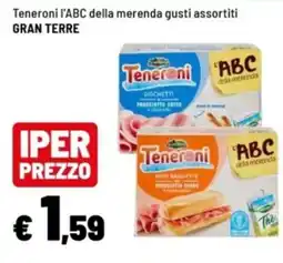 Iper La Grande Teneroni l'ABC della merenda gusti assortiti offerta