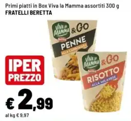 Iper La Grande Primi piatti in Box Viva la Mamma assortiti offerta