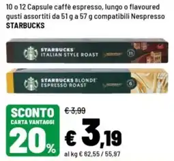 Iper La Grande Starbucks Italian Style Roast offerta