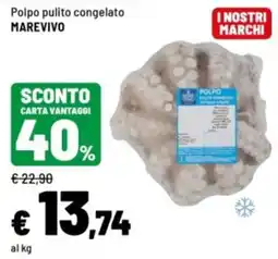 Iper La Grande Polpo pulito congelato Marevivo offerta