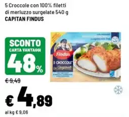 Iper La Grande 5 Crocchette con 100% filetti di merluzzo surgelate offerta