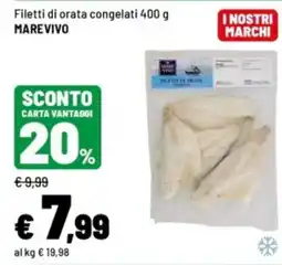Iper La Grande Filetti di orata congelati Marevivo offerta
