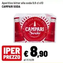 Iper La Grande Campari Soda offerta