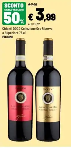 Iper La Grande Chianti DOCG Collezione Oro Riserva o Superiore offerta