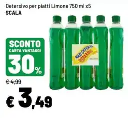 Iper La Grande Detersivo per piatti Limone SCALA offerta