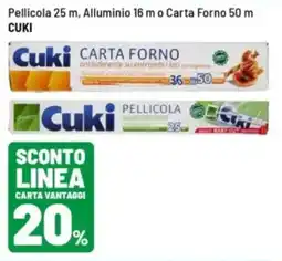 Iper La Grande Cuki carta forno offerta