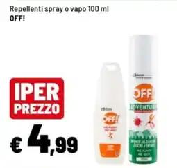 Iper La Grande Repellenti OFF! Adventure offerta