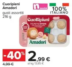 Carrefour Cuori pieni Amadori offerta