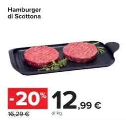 Carrefour Hamburger di Scottona offerta