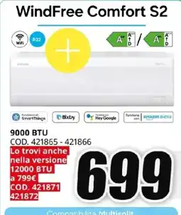 MediaWorld WindFree Comfort S2 offerta