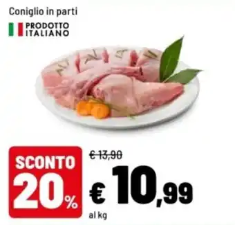 Iper La Grande Coniglio in parti offerta