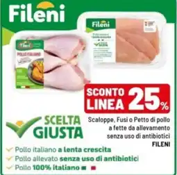 Iper La Grande Scaloppe, Fusi o Petto di pollo Fileni offerta