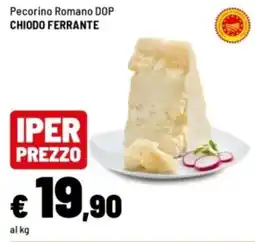 Iper La Grande Pecorino Romano DOP Chiodo Ferrante offerta