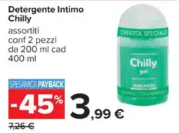 Carrefour Detergente Intimo Chilly offerta
