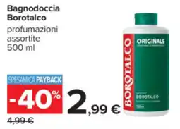 Carrefour Bagnodoccia Borotalco offerta