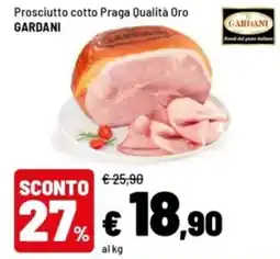 Iper La Grande Prosciutto cotto Praga Qualità Oro Gardani offerta