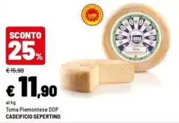 Iper La Grande Toma Piemontese DOP offerta