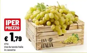 Iper La Grande Uva da tavola Italia offerta