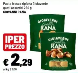 Iper La Grande Pasta fresca ripiena Gioia Verde offerta