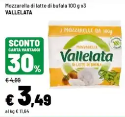 Iper La Grande Mozzarella di latte di bufala Vallelata offerta
