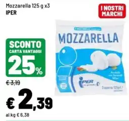 Iper La Grande Mozzarella Iper offerta