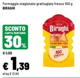 Iper La Grande Formaggio stagionato grattugiato fresco Biraghi offerta