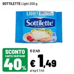 Iper La Grande Sottilette Light offerta