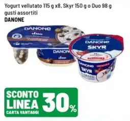 Iper La Grande Yogurt vellutato Skyr Duo Danone offerta