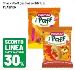 Iper La Grande Snack i Paff gusti assortiti PLASMON offerta