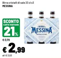 Iper La Grande Birra Messina cristalli di sale offerta