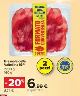Carrefour Bresaola della Valtellina IGP offerta