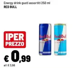 Iper La Grande Red Bull Energy drink offerta