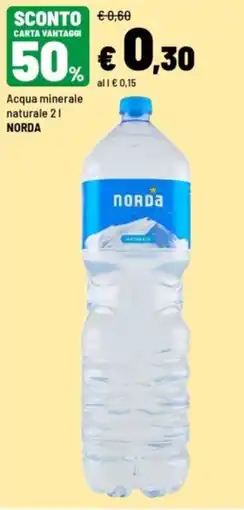 Iper La Grande Acqua minerale naturale Norda offerta